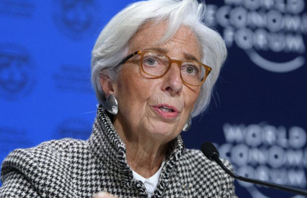크리스틴 라가르드 IMF 총재./세계경제포럼 웹사이트 캡처