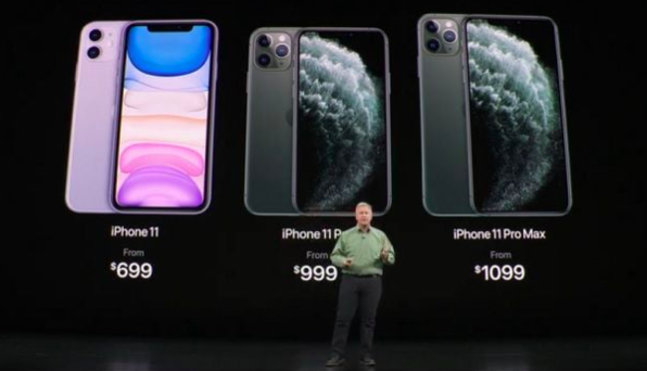 애플이 공개한 아이폰11 시리즈 가격 / 애플 유튜브 갈무리