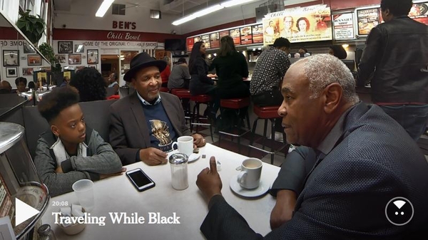 다큐멘터리 ‘흑인이 되어 여행하기’의 한 장면. /뉴욕타임즈 비디오 페이지 갈무리