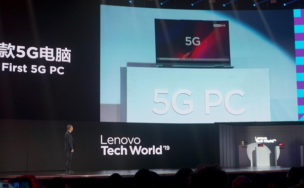 레노버가 공개한 업계 최초 ‘5G PC’ / 베이징(중국)=최용석 기자