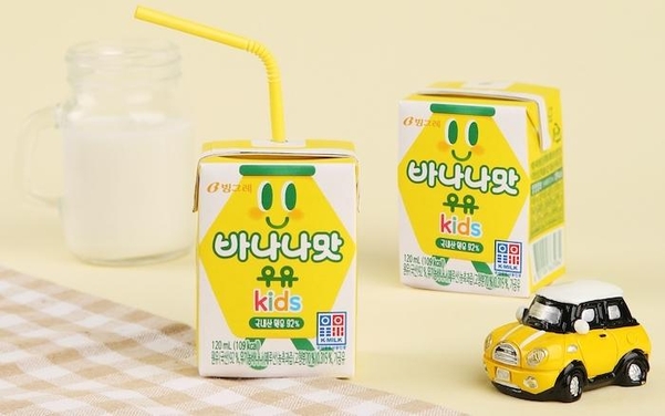 바나나맛우유 키즈. / 빙그레 제공