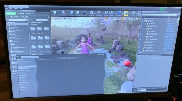 VR 콘텐츠는 게임 제작도구인 ‘언리얼엔진'을 사용했다. / 김형원 기자