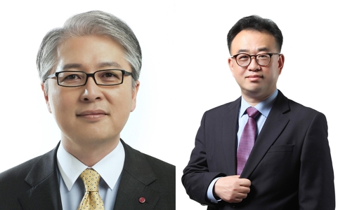 권봉석 CEO 사장(왼쪽)과 배두용 CFO 부사장(오른쪽). / LG전자 제공