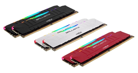 마이크론 크루셜 발리스틱스 DDR4 3200 게이밍 메모리. / 대원CTS