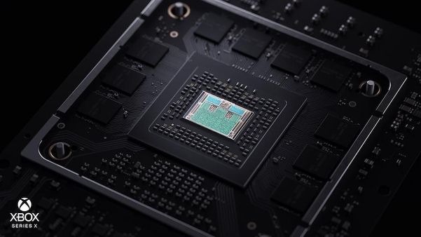 AMD가 제작한 엑스박스 시리즈X 프로세서 이미지. / 마이크로소프트 제공