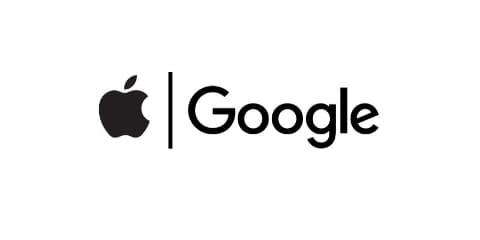  . / 애플과 구글 로고