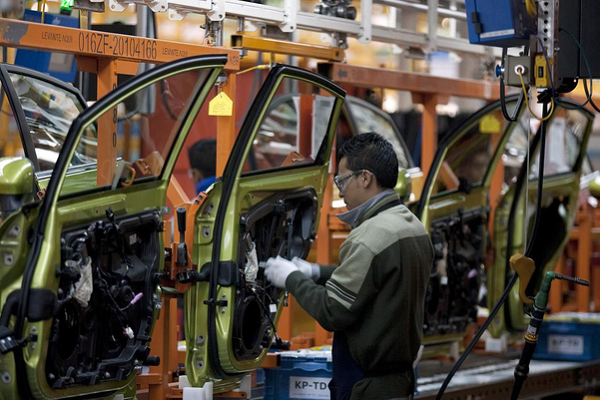 멕시코에 있는 미국 포드자동차 공장의 조업 모습. / 조선일보DB