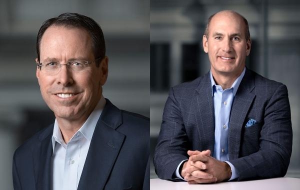 랜들 스티븐슨 AT&T CEO(왼쪽), 존 스탠키 COO / AT&T