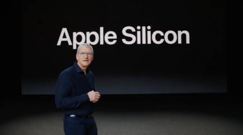 팀 쿡 애플 CEO가 ‘애플 실리콘’을 소개하고 있다 / 애플 유튜브