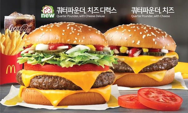 쿼터파운더 치즈 디럭스 / 한국맥도날드