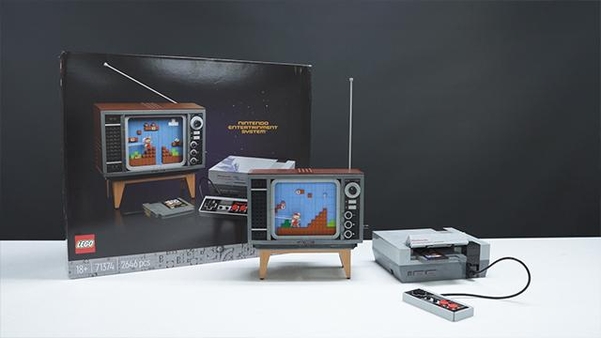레고 NES 조립 완성한 모습./ 노창호 PD