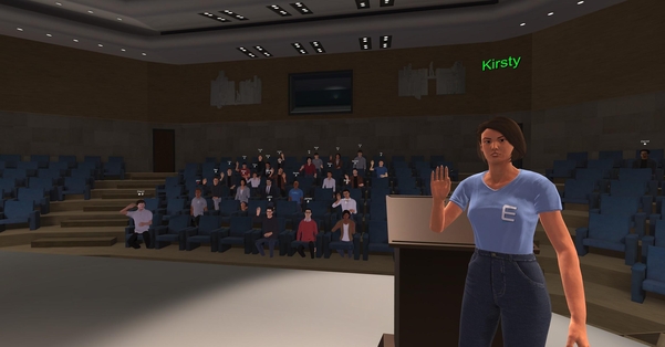 슈퍼VR의 가상형 원격모임 플랫폼 ‘인게이지’ / KT