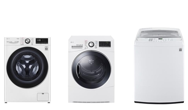 호주 잡지 초이스의 소비자 평가 1위에 선정된 드럼 세탁기와 건조기, 통돌이 세탁기 제품 / LG전자