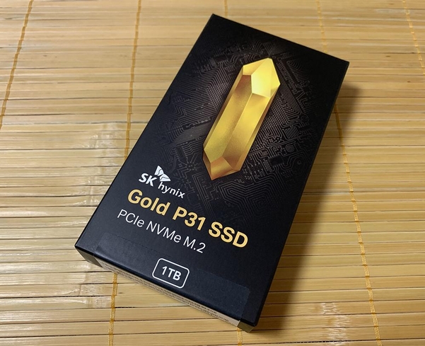 SK하이닉스 골드 P31 SSD 제품 패키지 / 최용석 기자