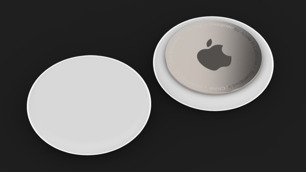 애플의 출시 예정인 기기 추적 장치 ‘에어태그' 예상 렌더링 / 존 프로서 트위터 계정