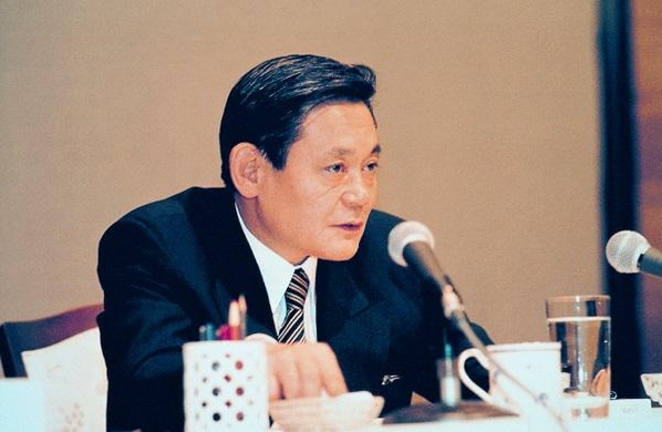 1993년 6월 프랑크푸르트 회의 당시 이건희 삼성그룹 회장/ 삼성전자