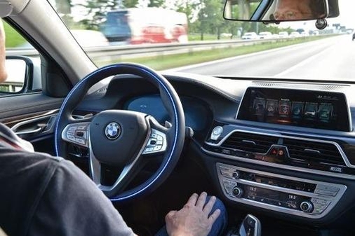 BMW 자율주행차 기술 시연 장면 / BMW