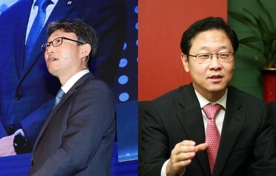 박윤영 기업부문장(왼쪽)과 신수정 IT부문장 / KT