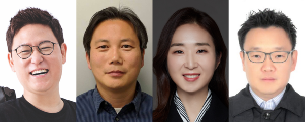 왼쪽부터 데니스 홍 교수, 한보형 교수, 배순민 박사, 이상호 총괄 / KT