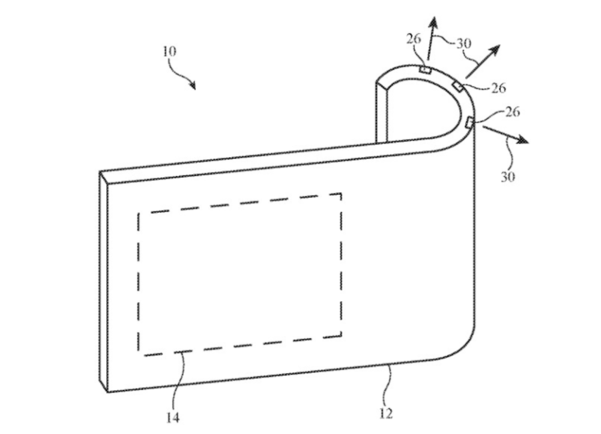애플이 특허 출원한 폴더블 카메라 예상 도면 / USTPO