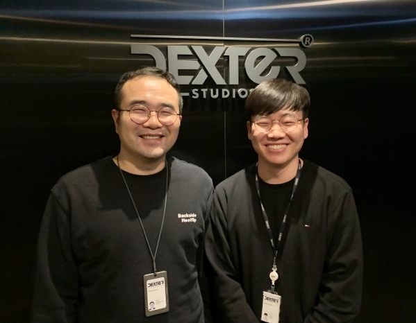 강원철 CG 슈퍼바이저(왼쪽)와 하승우 VFX 피디 / 덱스터스튜디오