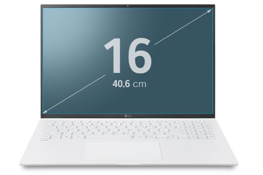 재택근무나 원격 수업 비중이 클수록 화면이 큰 노트북이 유리하다. 16인치 크기의 화면을 제공하는 LG전자 그램 16 / LG전자