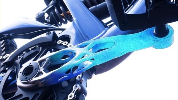 퓨전 360의 제너레이티브 디자인으로 제작된 자전거 부품. / 오토데스크 코리아 제공