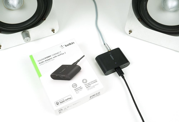 애플 제품 사용자라면 벨킨 사운드폼 커넥터는 정말 유용하게 사용할 수 있는 오디오 액세서리다. / 최용석 기자