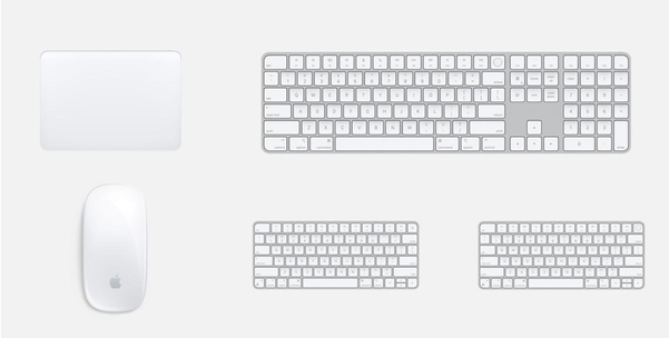 애플의 새로운 맥용 매직 시리즈 키보드, 트랙패드, 마우스 제품 / 애플