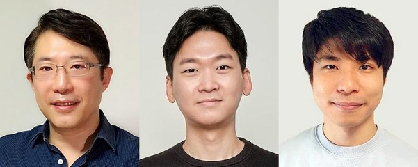 (왼쪽부터) 강재우 고려대학교 컴퓨터학과 교수, 이진혁 박사, 성무진 박사과정 / 고려대학교