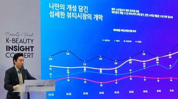 2021 K-BEAUTY EXPO 레페리 최인석 대표 강연 현장 / 레페리 제공
