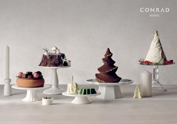 콘래드 서울이 시즌 한정 ‘크리스마스 케이크 컬렉션’을 출시했다. / 콘래드 서울