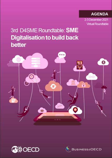 카카오가 OECD 주최 D4SME에서 발표한 중소기업 디지털트랜스포메이션 지원 사례 관련 내용 / 카카오