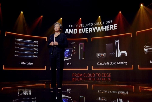 AMD가 CES 2022에서 자사의 신규 컴퓨팅 솔루션을 대거 선보였다. / AMD