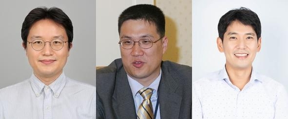 왼쪽부터 정승철 삼성전자 전문연구원·함돈희 펠로우·김상준 마스터 / 삼성전자