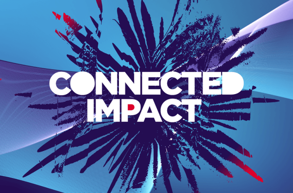 MWC 2022 주제인 커넥티드 임팩트(Connected Impact) 관련 이미지 / MWC 홈페이지 갈무리