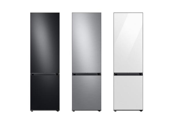 영국 소비자 매체 ‘위치(Which?)'가 발표한 ‘상냉장·하냉동(BMF, Bottom Mount Freezer)’냉장고 평가에서 1위를 차지한 삼성전자의 3개 모델 / 삼성전자