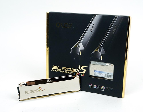 올로와이 DDR5-6000 블레이드 RGB 미러 메모리 제품 / 최용석 기자