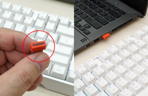 USB 전용 동글을 이용한 2.4㎓ RF 무선 연결 방식은 유선 못지 않은 빠른 응답속도를 지원한다. / 최용석 기자