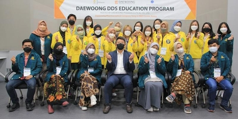 대웅제약이 1일 인도네시아 약학대학 석∙박사 13명이 참여하는 ‘대웅 글로벌 DDS 교육 프로그램 3기’를 시작했다. / 대웅제약