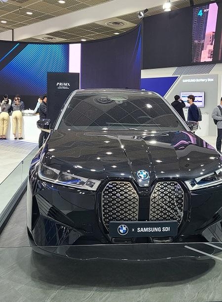 삼성SDI 배터리가 탑재된 BMW 전기차 / 이광영 기자