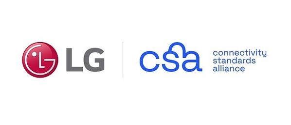 LG(왼쪽)와 글로벌 표준 연합 CSA 로고  / LG전자