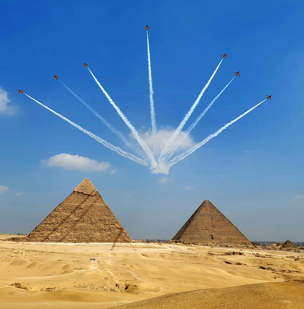이집트 피라미드 에어쇼 2022. / 한국항공우주산업