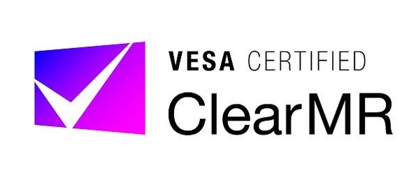 VESA Certified ClearMR 브랜드 로고 / VESA