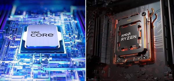 AMD가 라이젠 7000 시리즈를 판매하기 시작한 다음날 인텔은 13세대 인텔 코어 CPU를 공개했다. / 인텔, AMD
