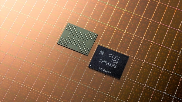 삼성전자가 최근 양산을 시작한 세계 최고 용량의 '1Tb(테라비트) 8세대 V낸드' 제품 이미지 / 삼성전자