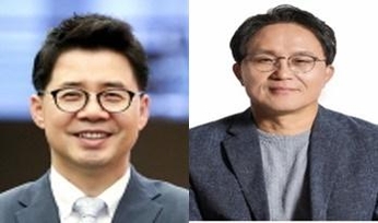 박상규 SK엔무브 사장(왼쪽), 김철중 SK아이이테크놀로지 사장. / SK