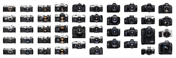 캐논의 필를카메라부터 DSLR까지의 다양한 제품 라인업 / lux.camera