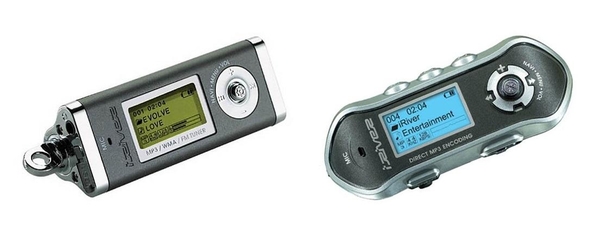아이리버 MP3플레이어 (왼쪽부터)‘iFP-100’과 ‘iFP-390’ / IT조선 갈무리