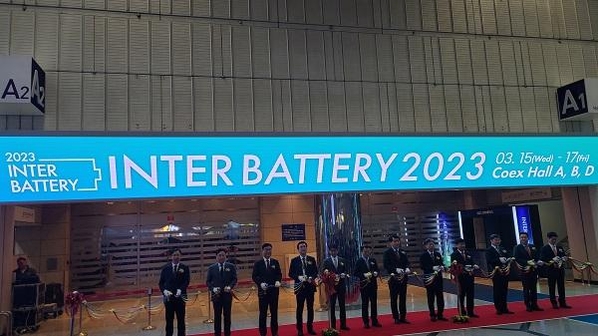 오후 4시 진행된 인터배터리 2023 개막식 모습 / 이광영 기자